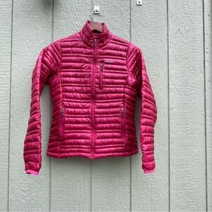 Patagonia Ultralight Down Nano Air Puffer Jacket  Womens XS Red Full Zip outdoor